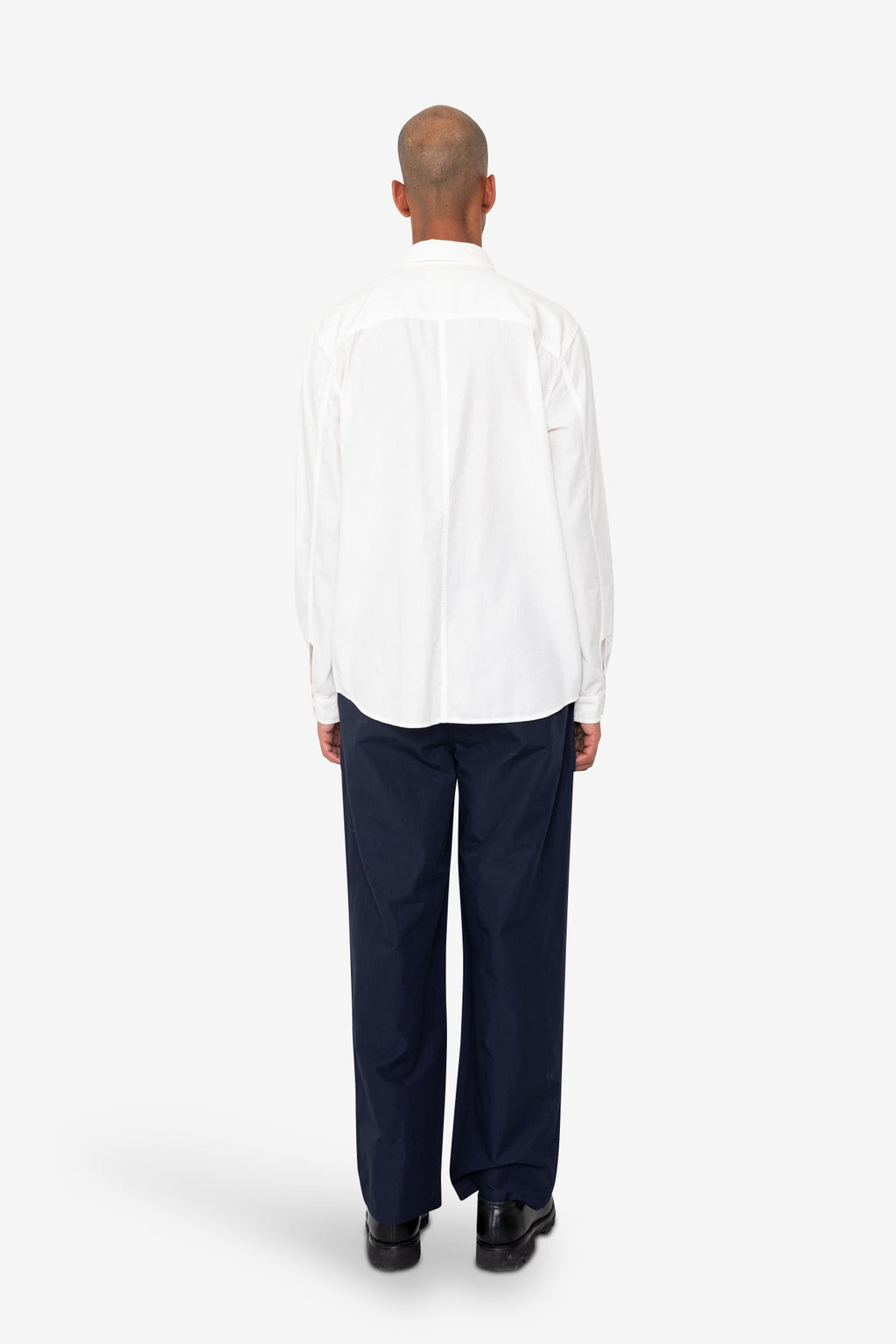 Plain Curve Shirt - Off White