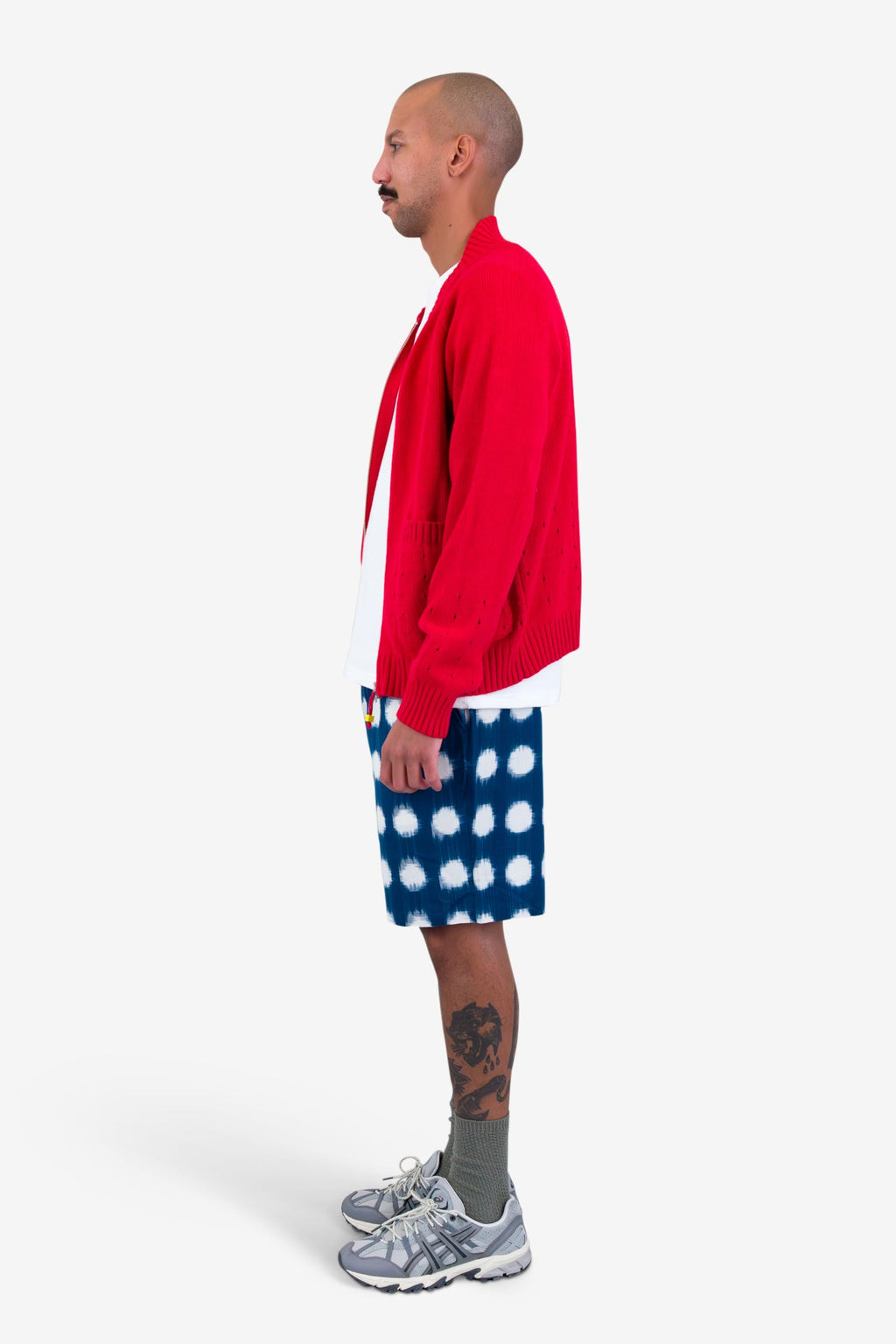 Pointelle Knit Bomber - Raspberry