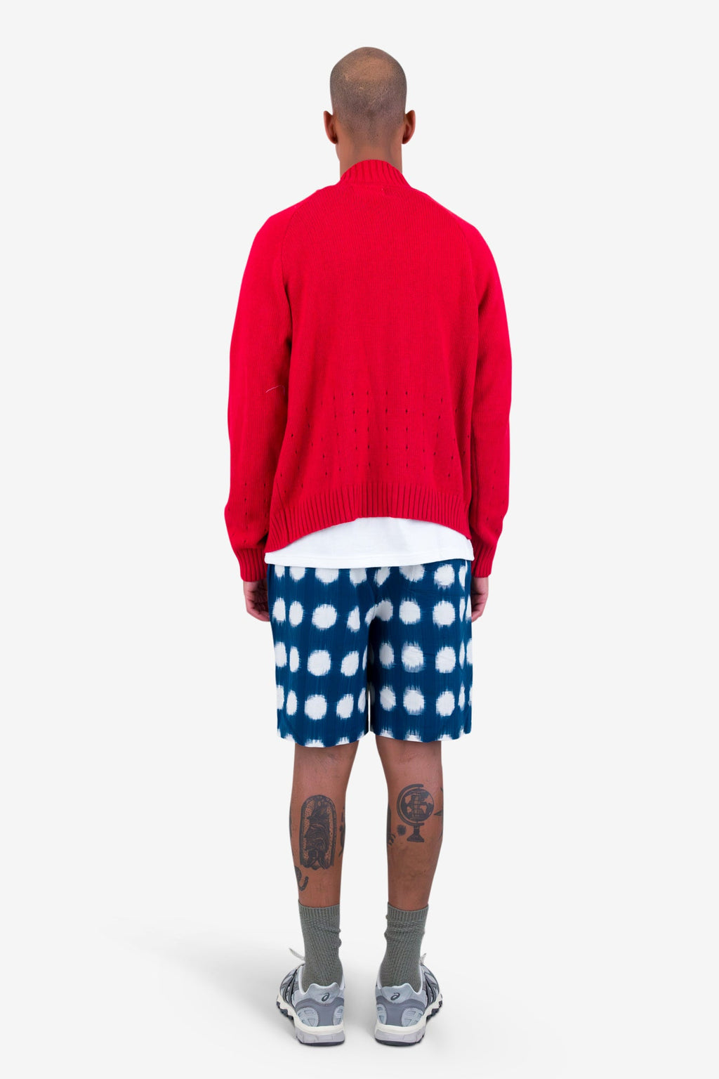 Pointelle Knit Bomber - Raspberry