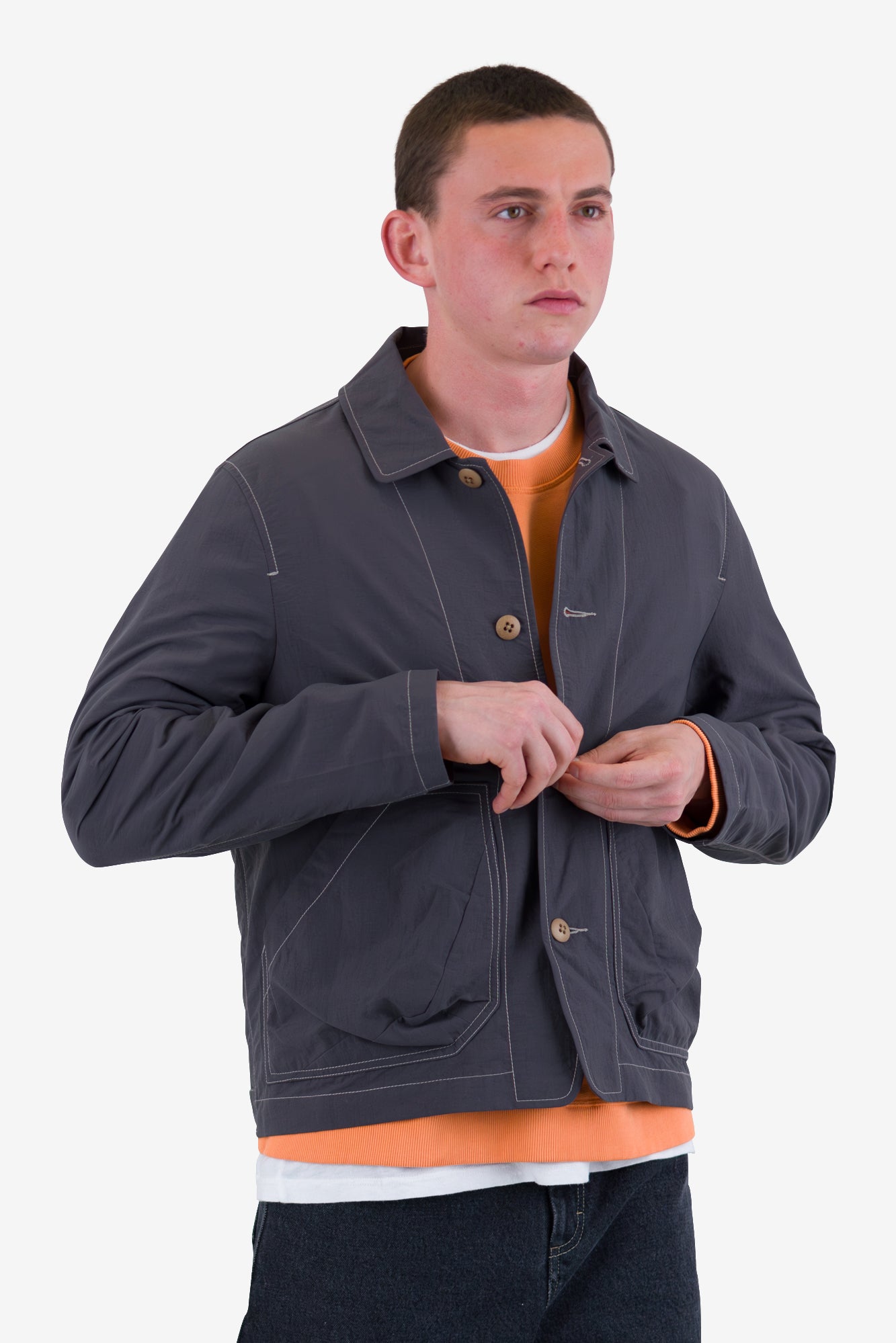 Prism Jacket - Charcoal Nylon