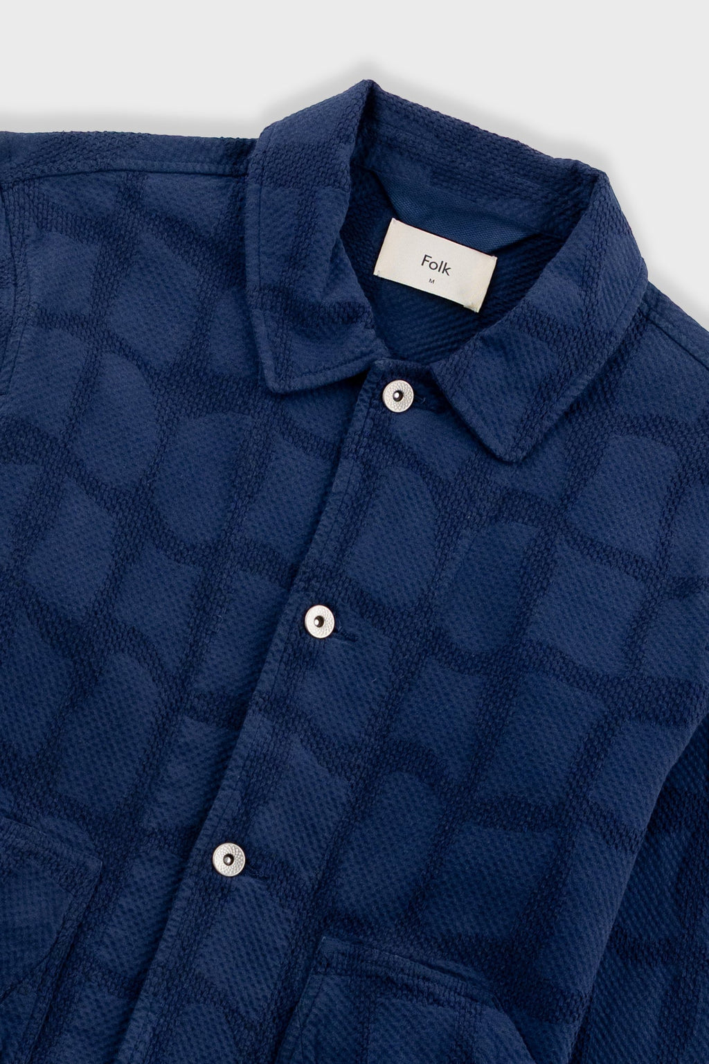 Prism Jacket - Irregular Block Jacquard Navy