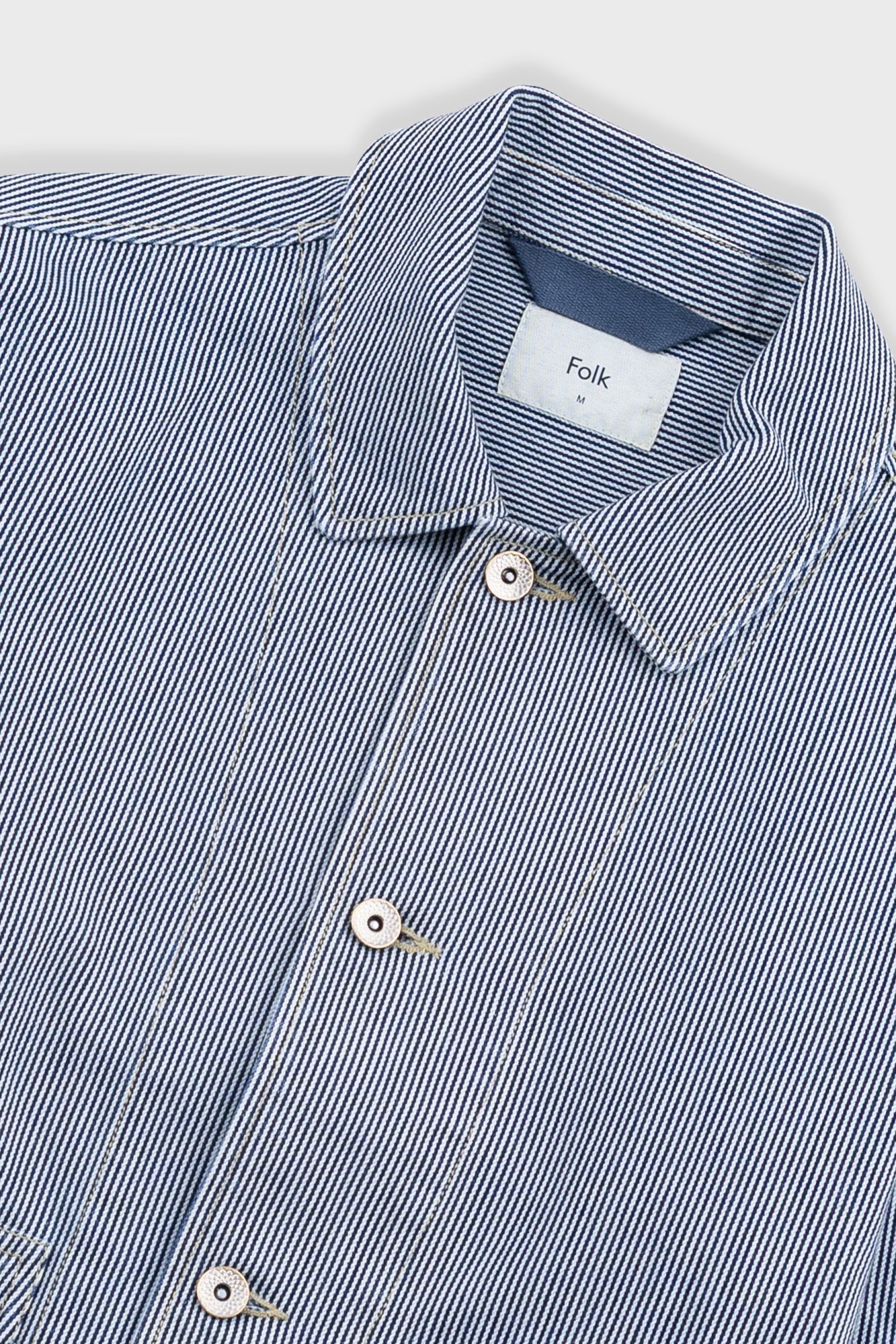 Prism Jacket - Indigo Ticking Stripe