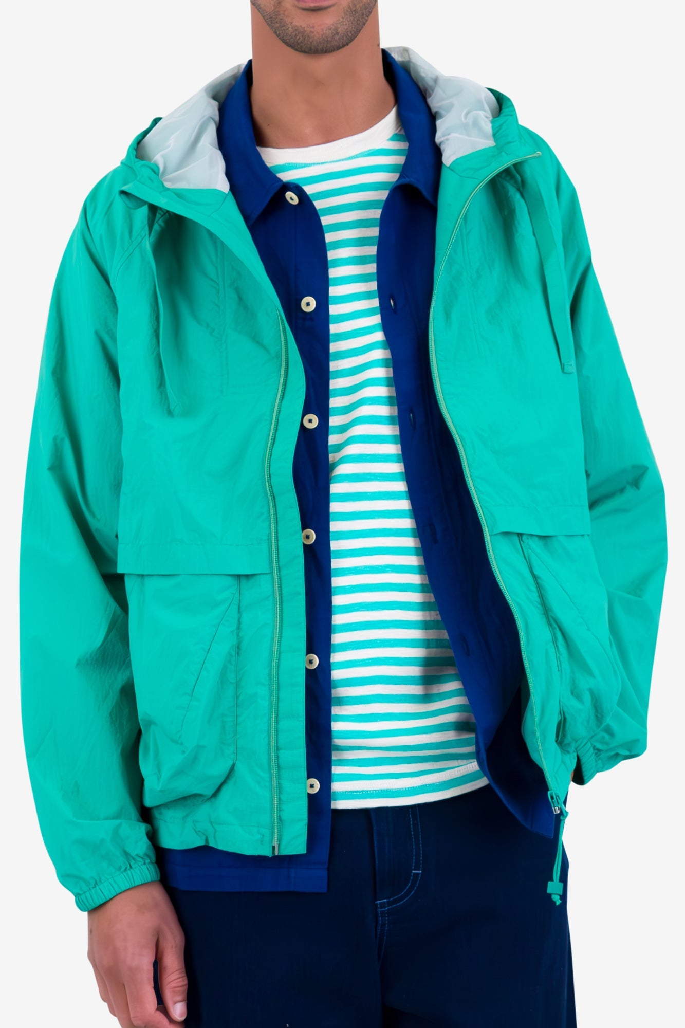 Prism Zip Thru - Tropical Green
