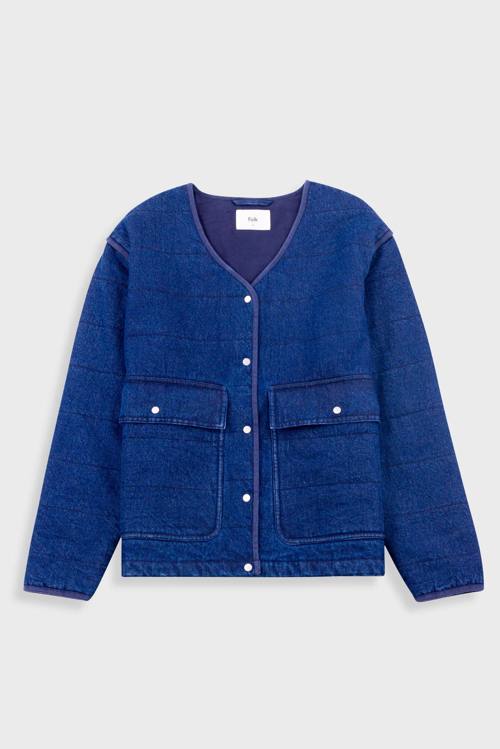 Quilted Liner - Indigo Denim