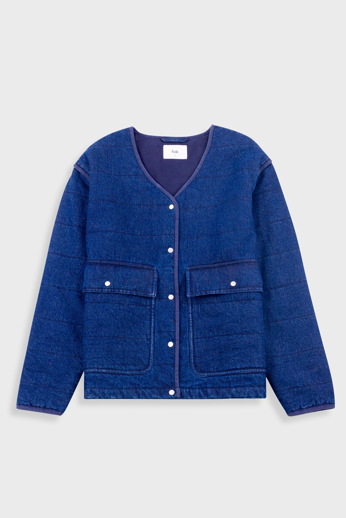 Quilted Liner - Indigo Denim
