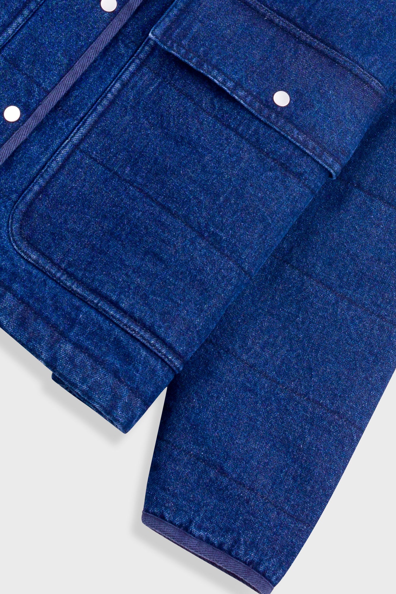 Quilted Liner - Indigo Denim