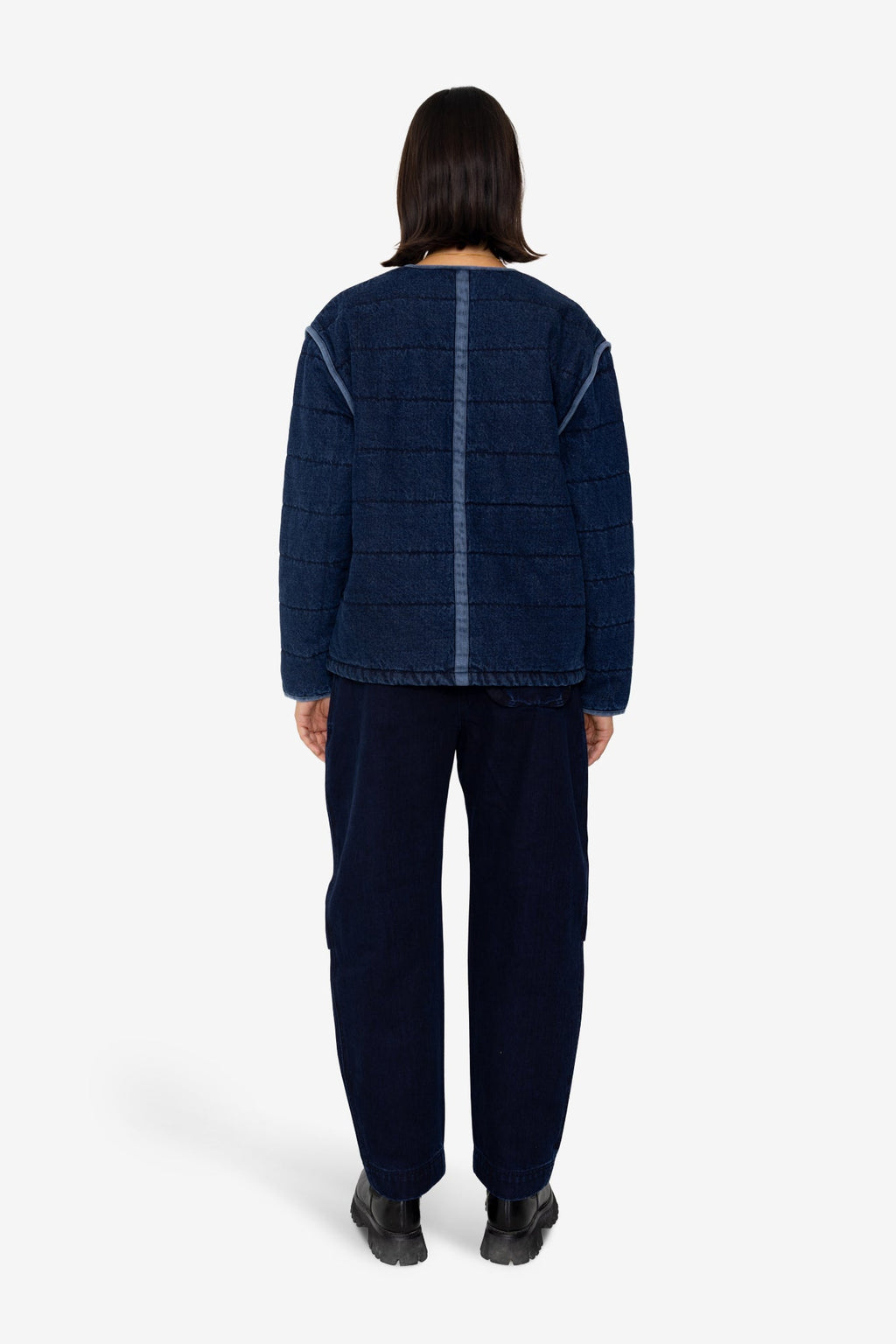 Quilted Liner - Indigo Denim