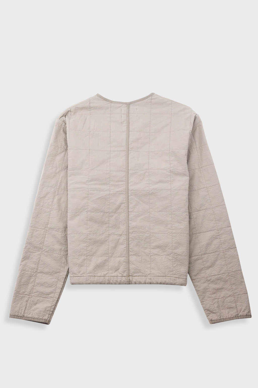 Quilted Liner Jacket - Smoke Grey Seersucker