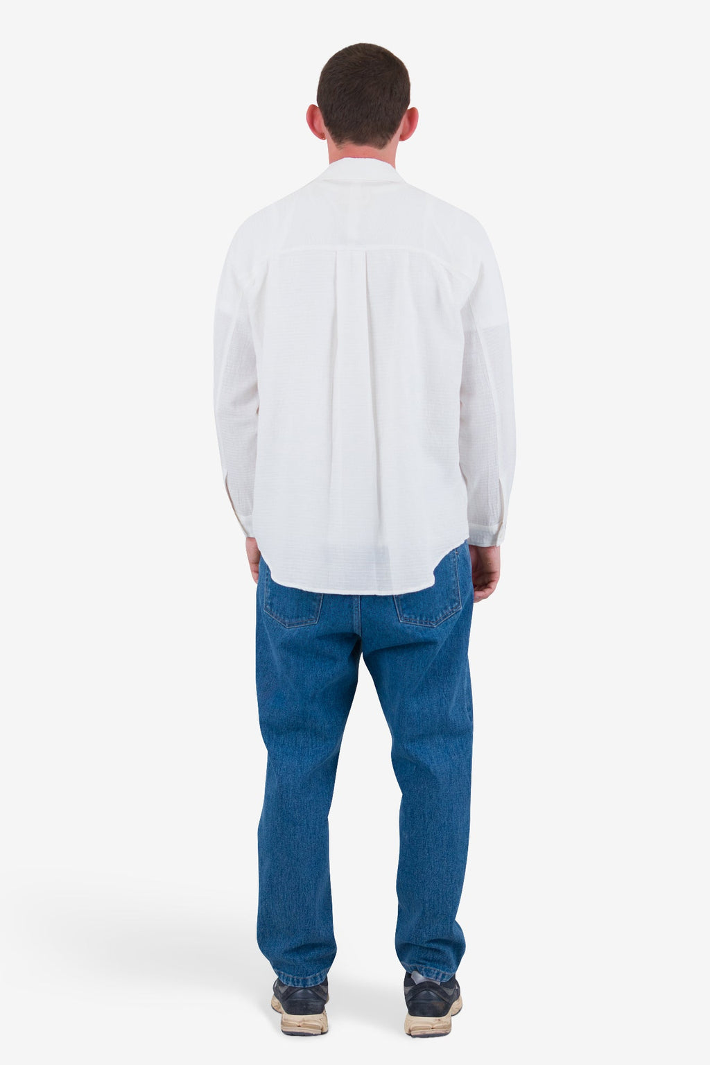 Raglan Shirt - White Dropstitch Waffle