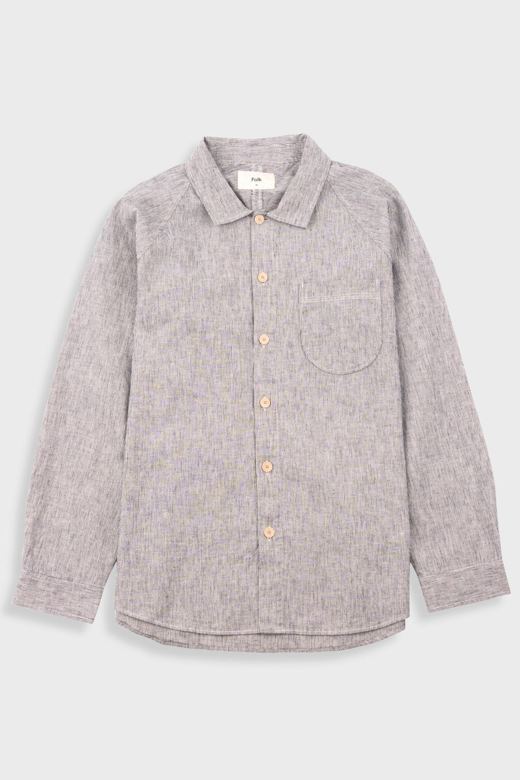 Raglan Shirt - Black Microstripe
