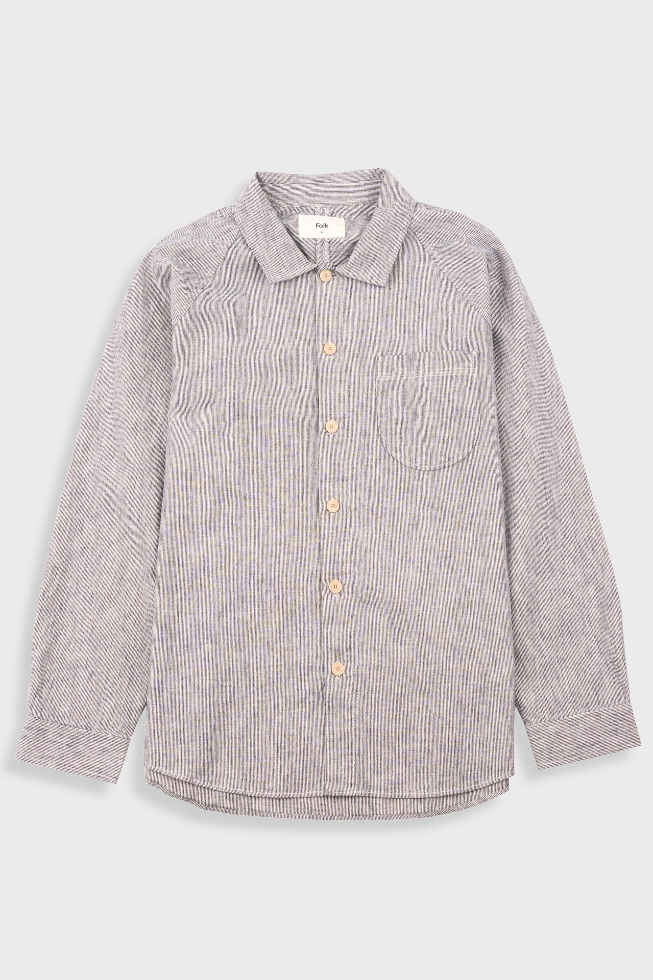 Raglan Shirt - Black Microstripe