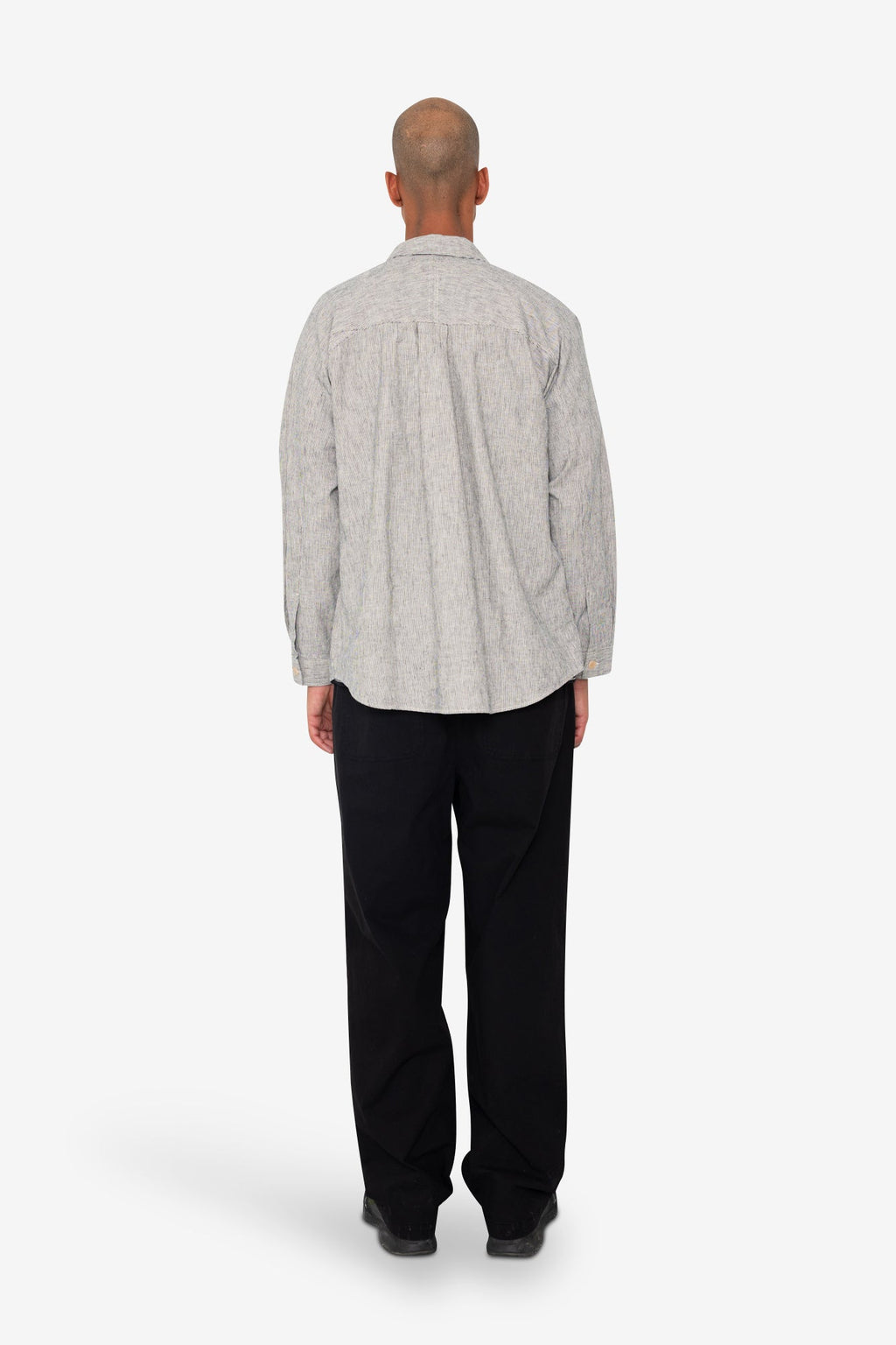 Raglan Shirt - Black Microstripe
