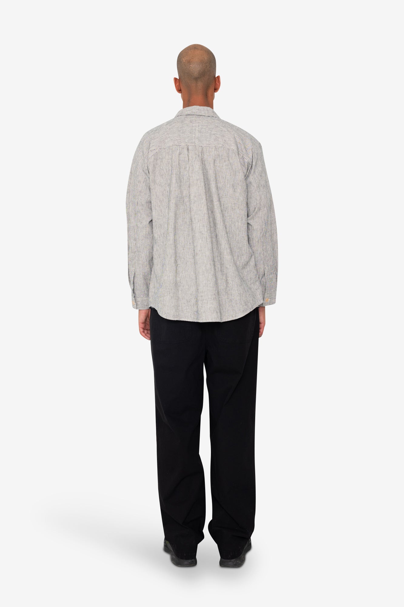 Raglan Shirt - Black Microstripe