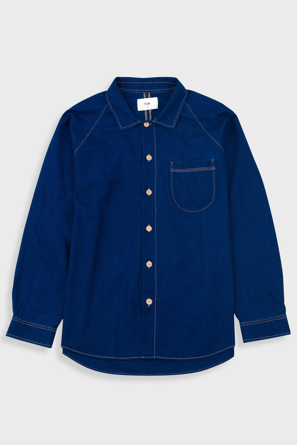 Raglan Shirt - Indigo Twill