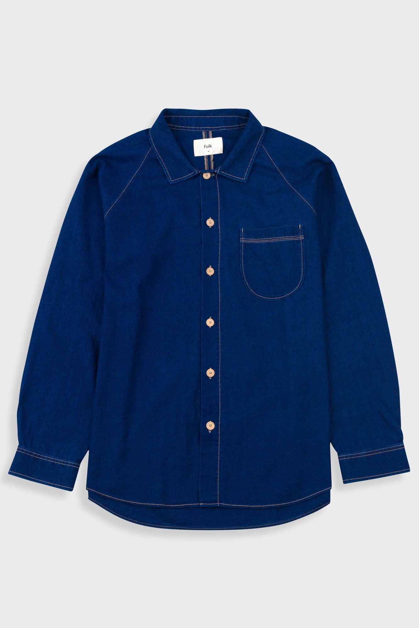 Raglan Shirt - Indigo Twill