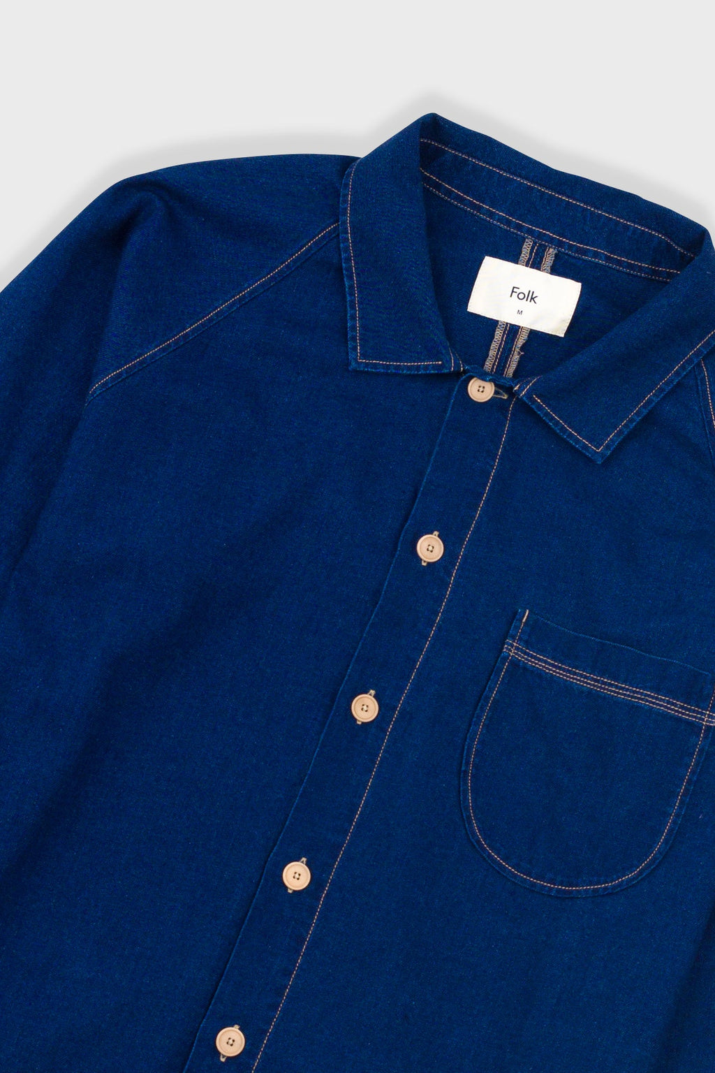 Raglan Shirt - Indigo Twill