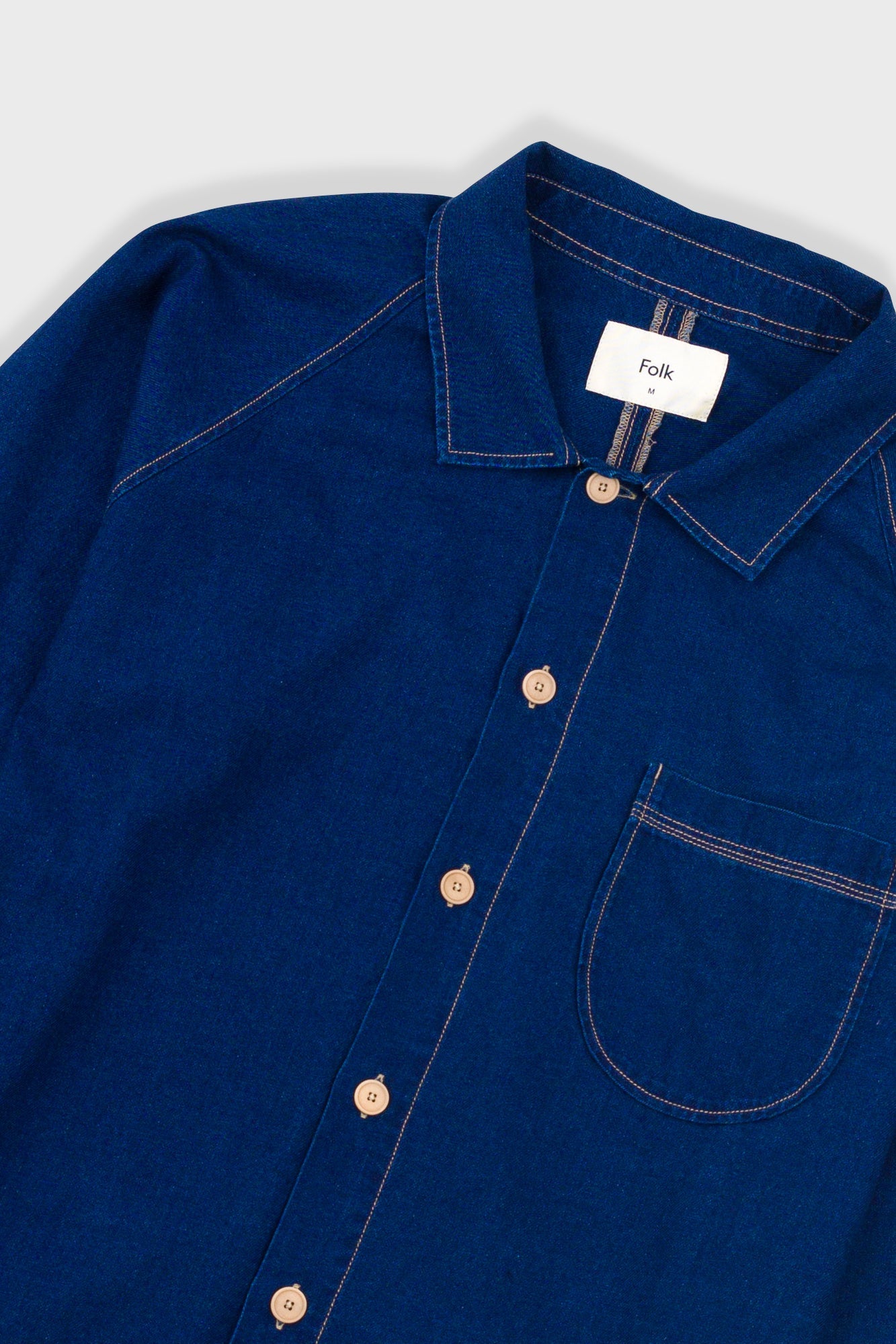 Raglan Shirt - Indigo Twill