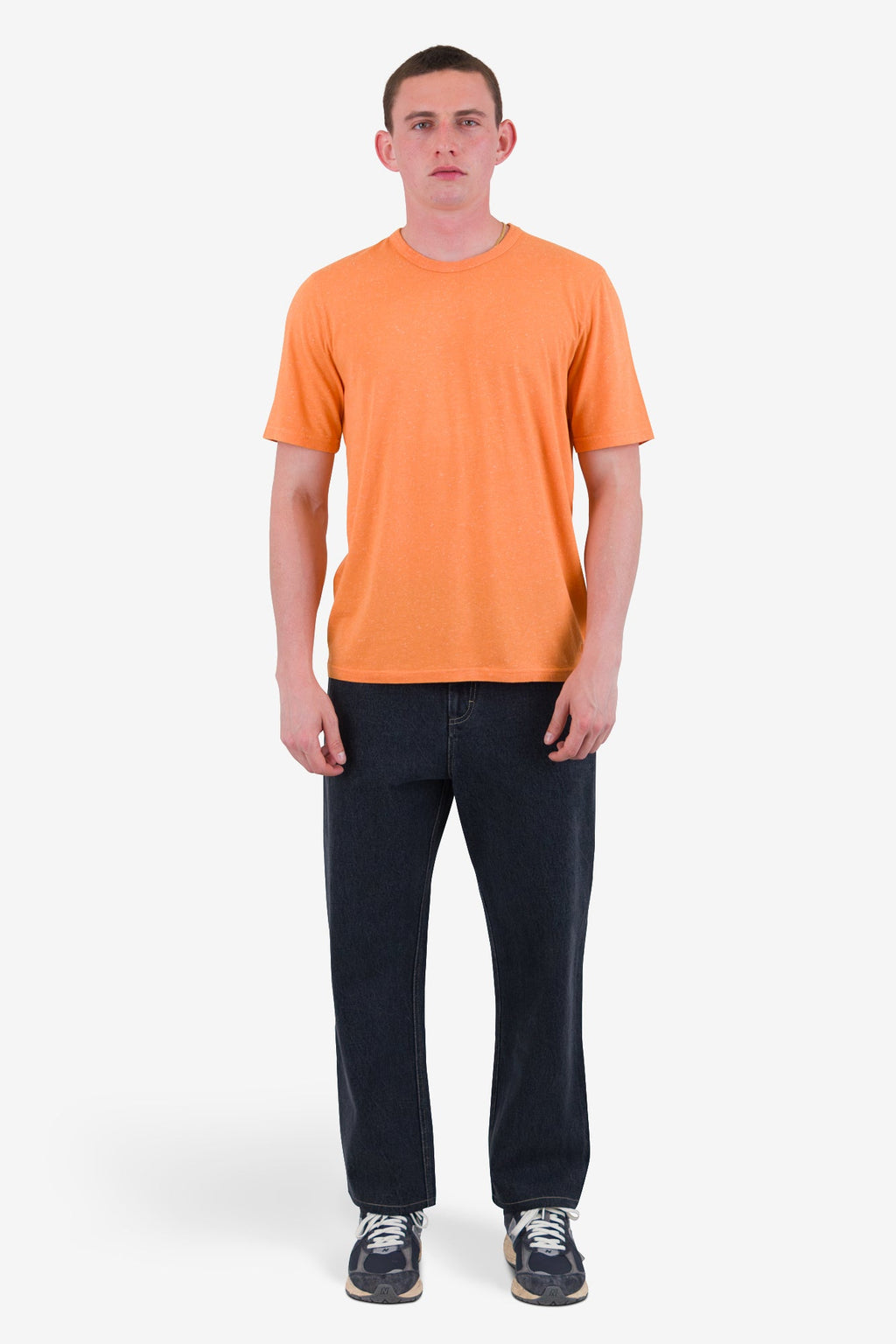 Relaxed Nep T-Shirt - Orange