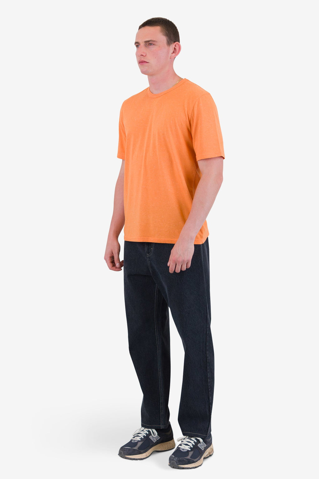 Relaxed Nep T-Shirt - Orange