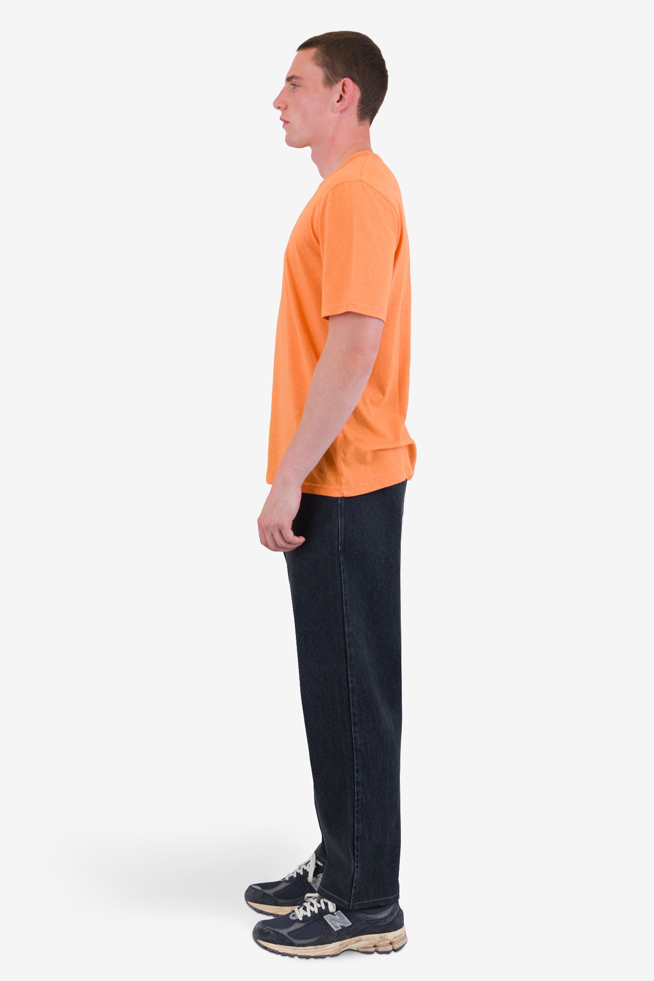 Relaxed Nep T-Shirt - Orange