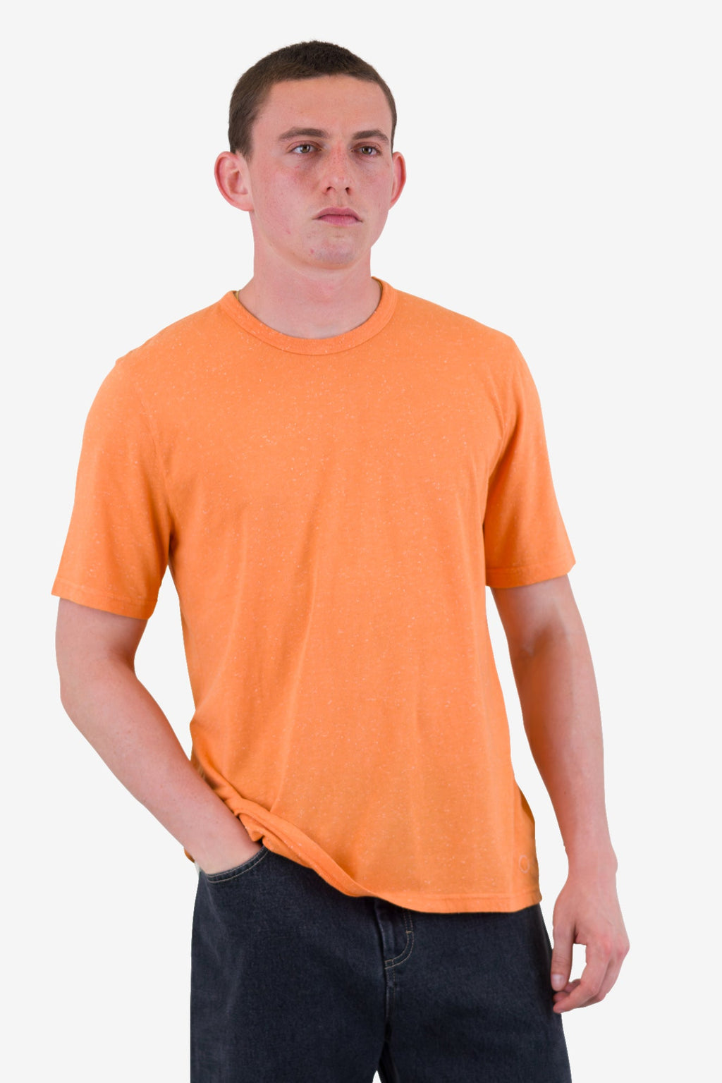 Relaxed Nep T-Shirt - Orange