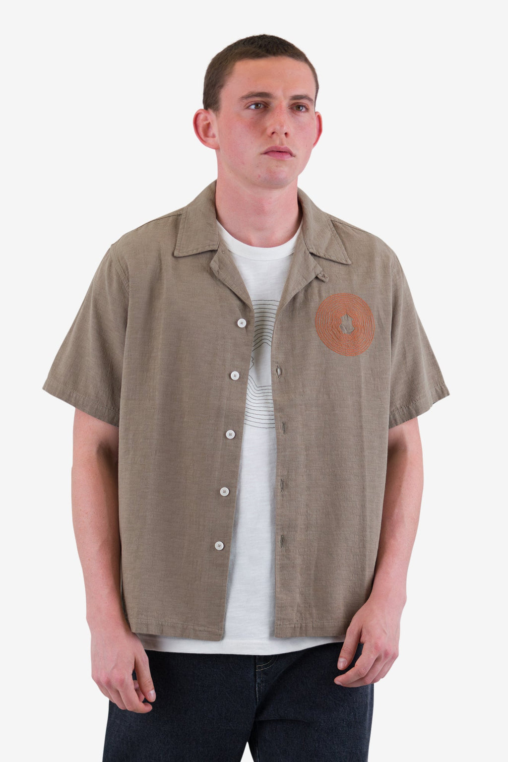 Relaxed Soft Collar Shirt - Sage