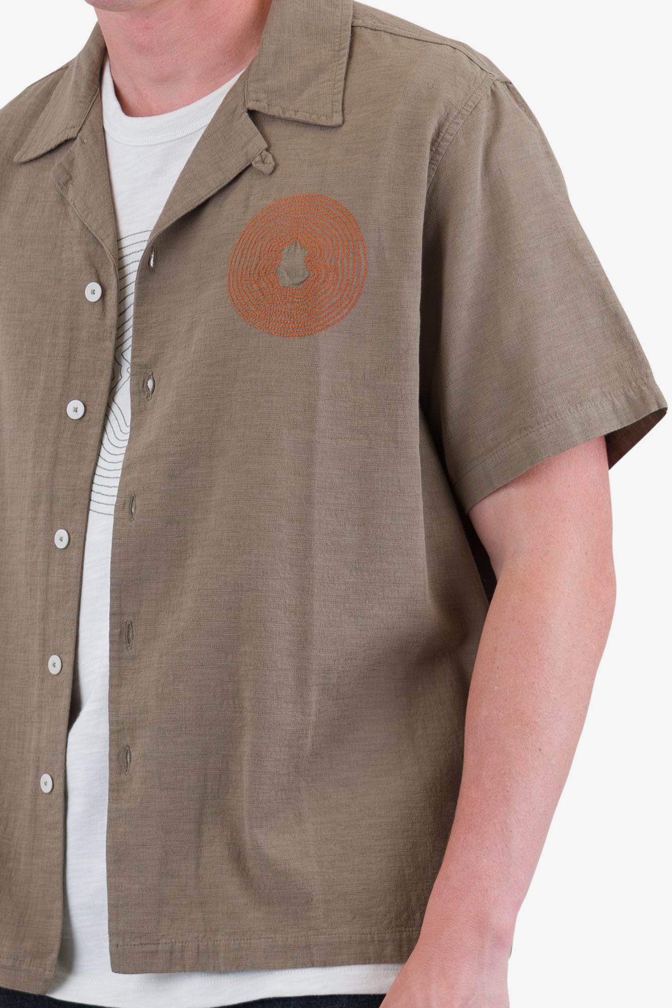 Relaxed Soft Collar Shirt - Sage