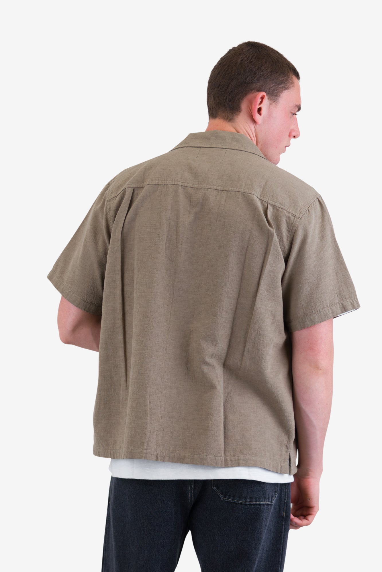 Relaxed Soft Collar Shirt - Sage