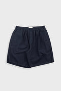 Relaxed Assembly Short - Black Cotton Linen