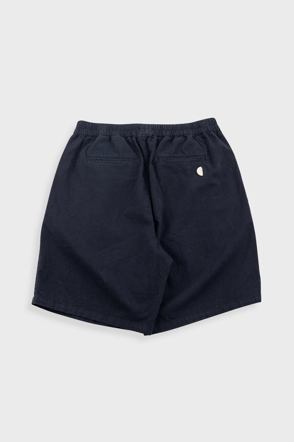 Relaxed Assembly Short - Black Cotton Linen