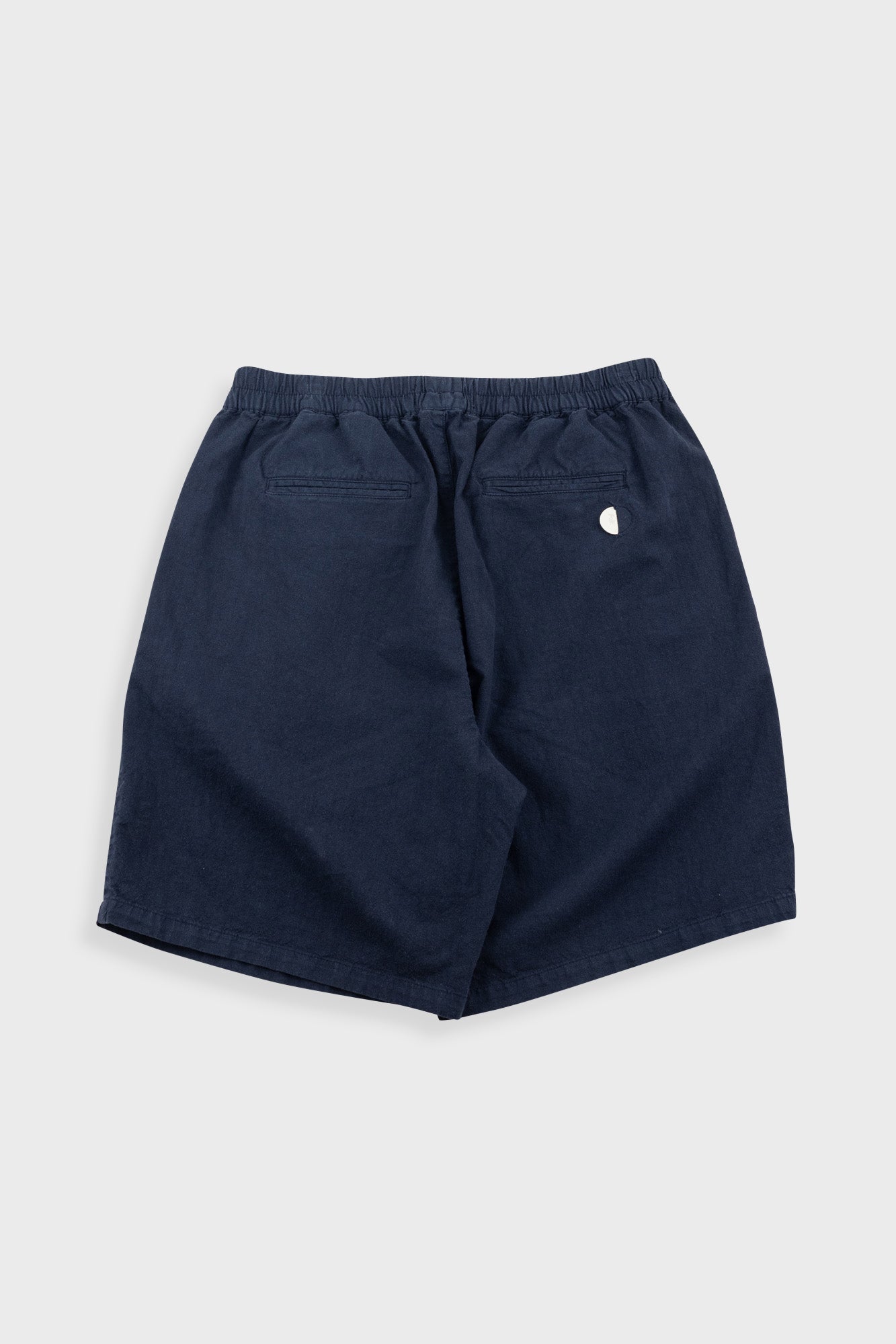 Relaxed Assembly Short - Dark Navy Cotton Linen