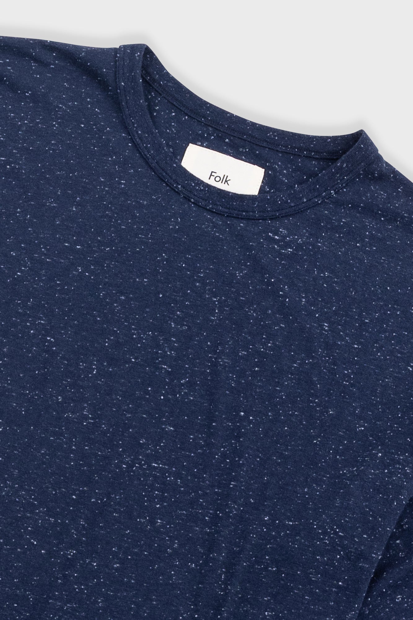 Relaxed Assembly T-Shirt - Navy Nep
