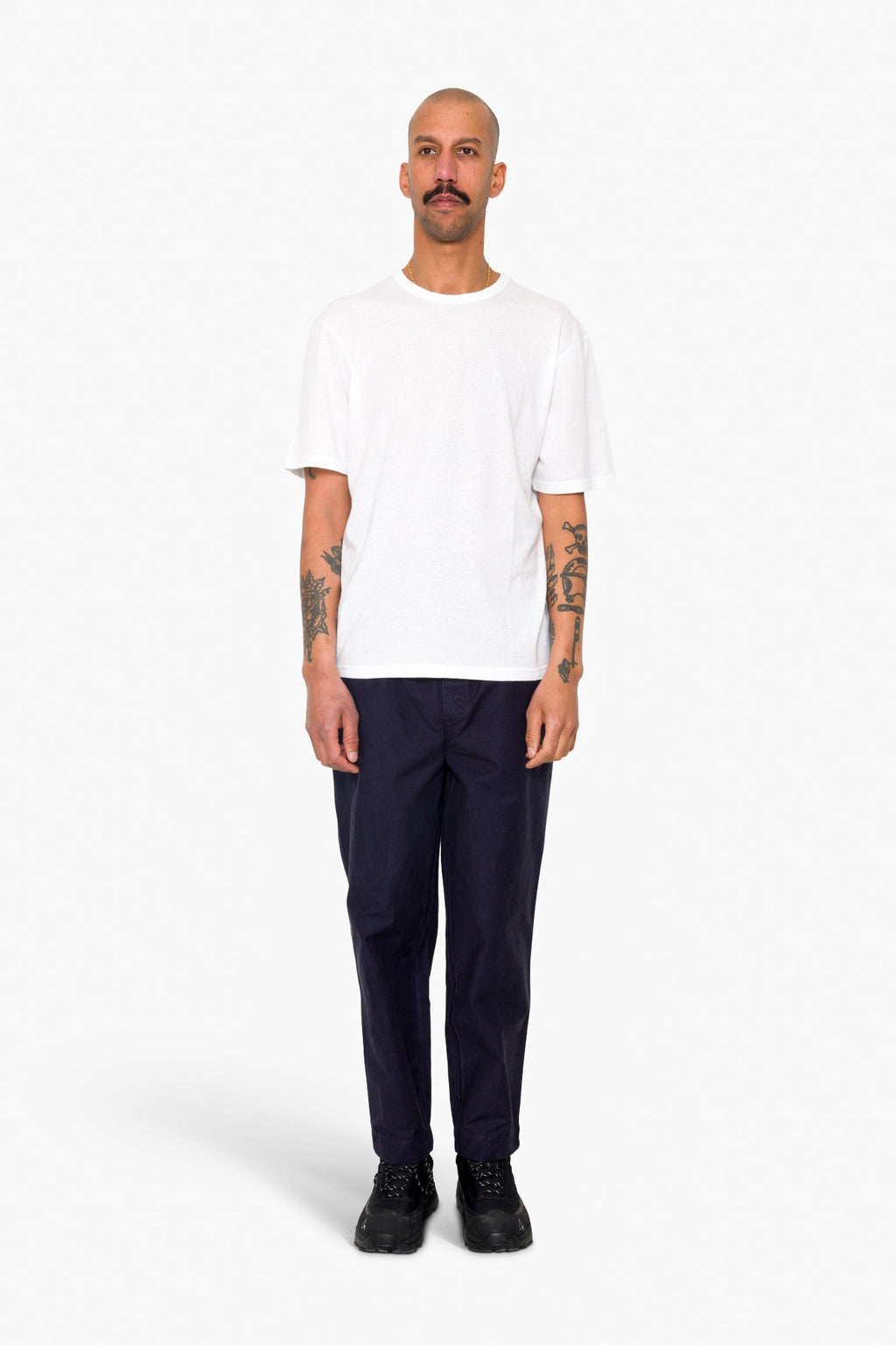 Relaxed Assembly T-Shirt - White Nep