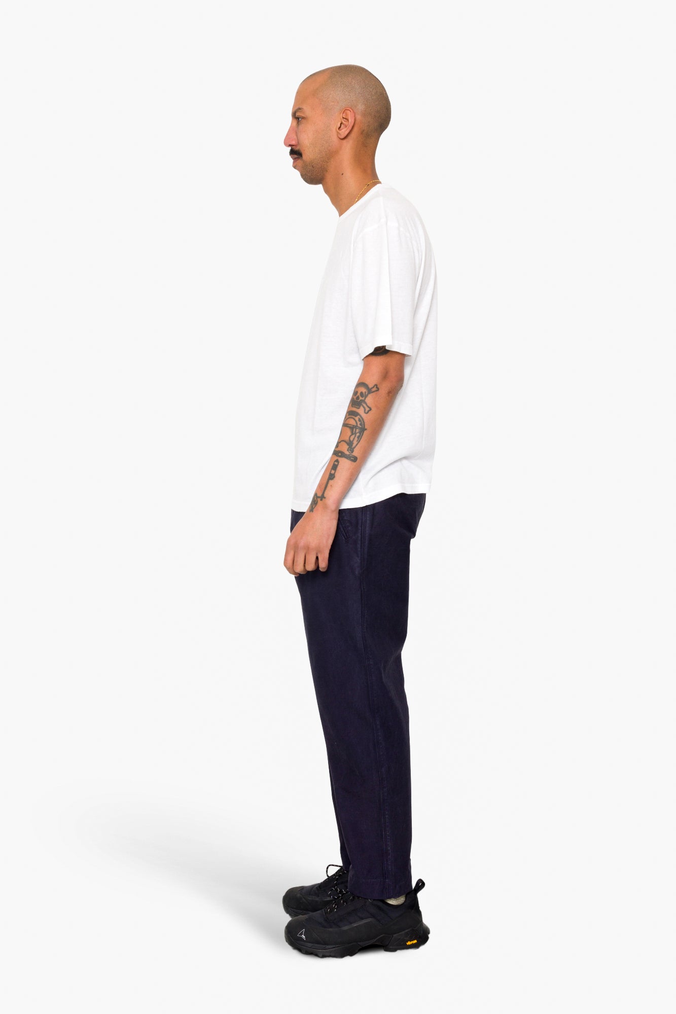 Relaxed Assembly T-Shirt - White Nep