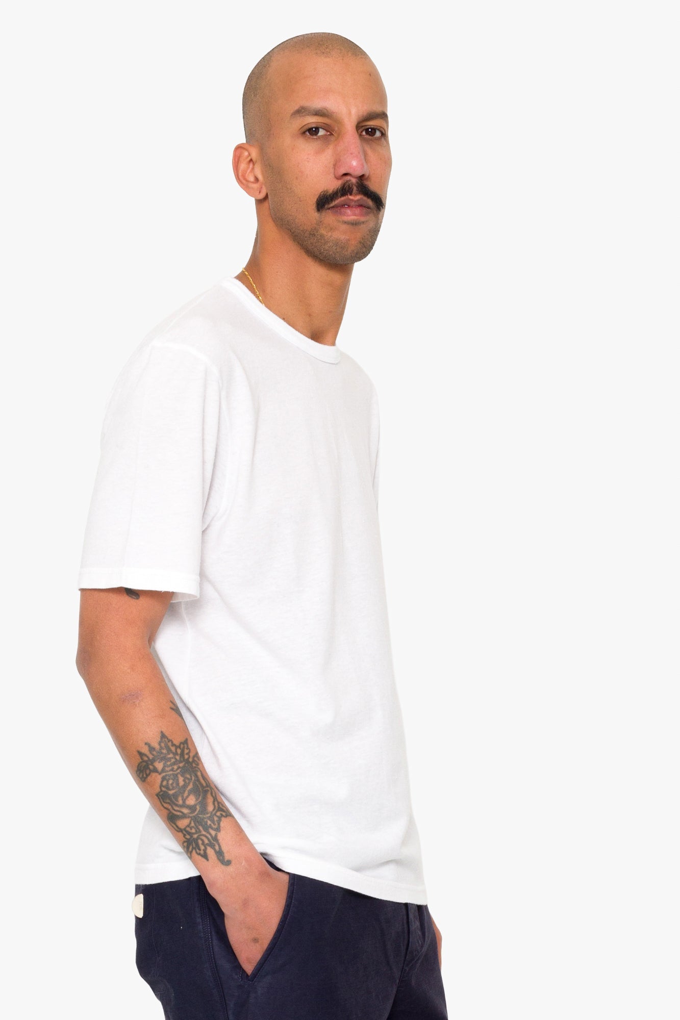 Relaxed Assembly T-Shirt - White Nep