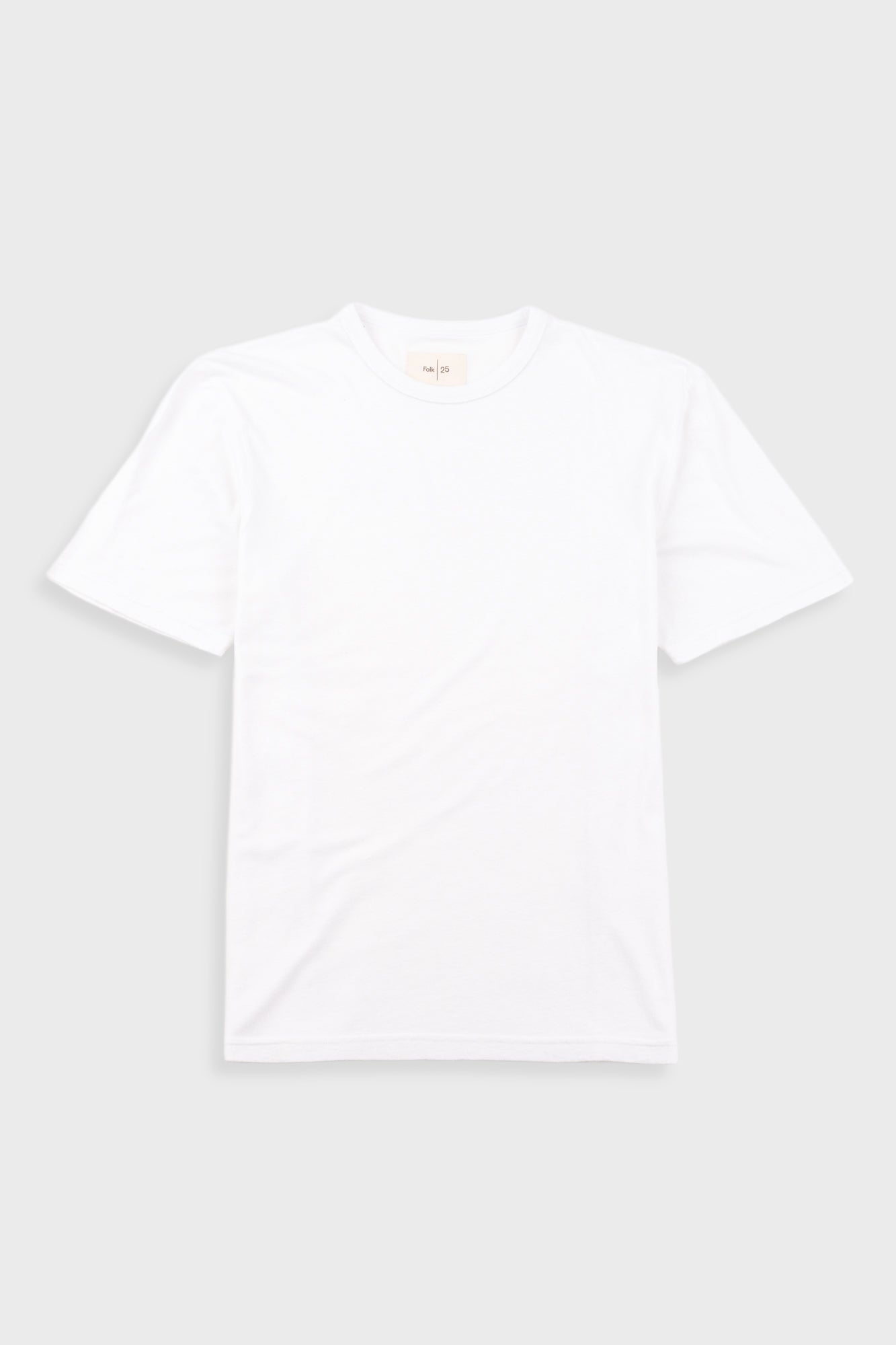 Relaxed Assembly T-Shirt - White Nep