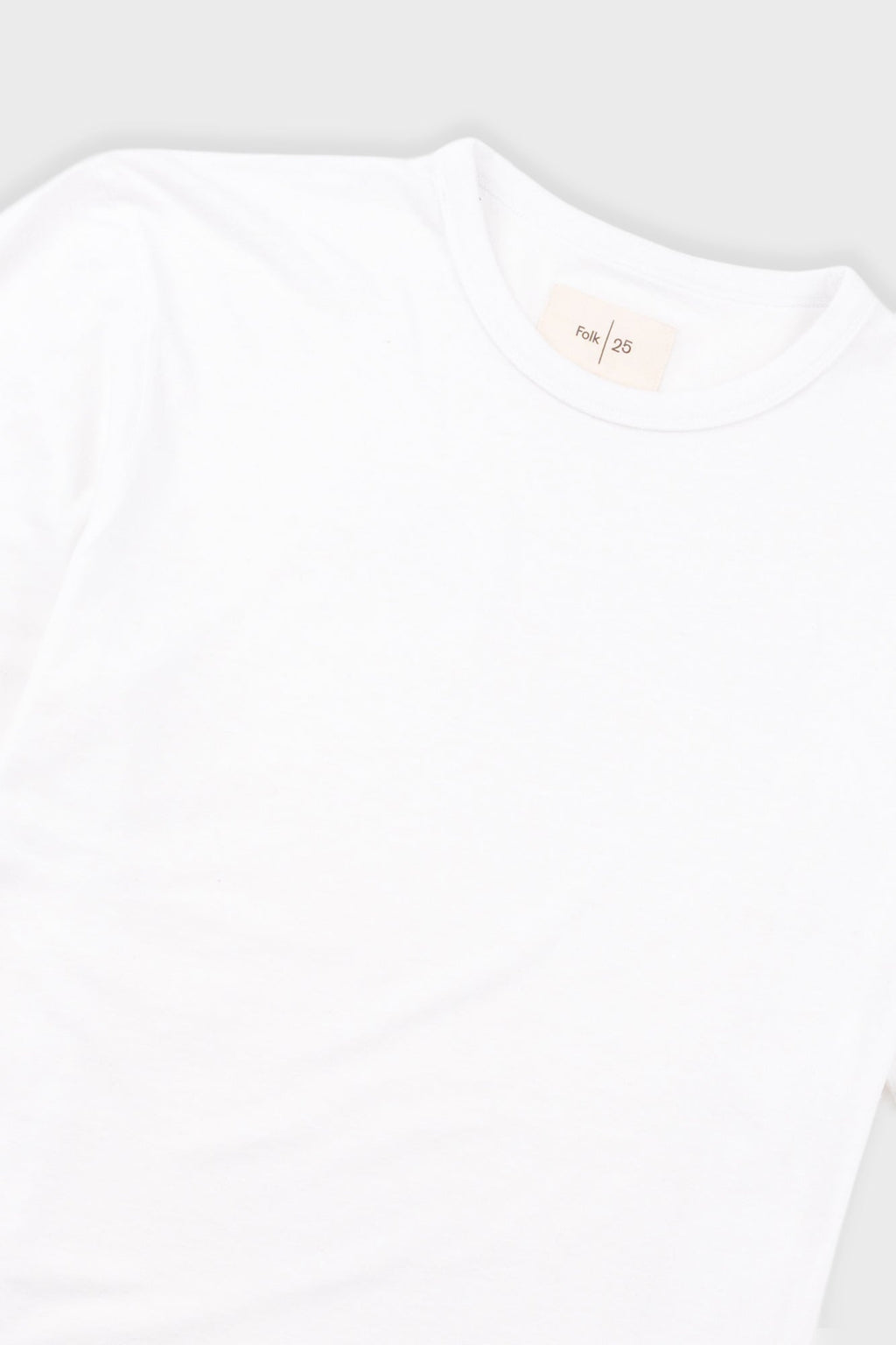 Relaxed Assembly T-Shirt - White Nep