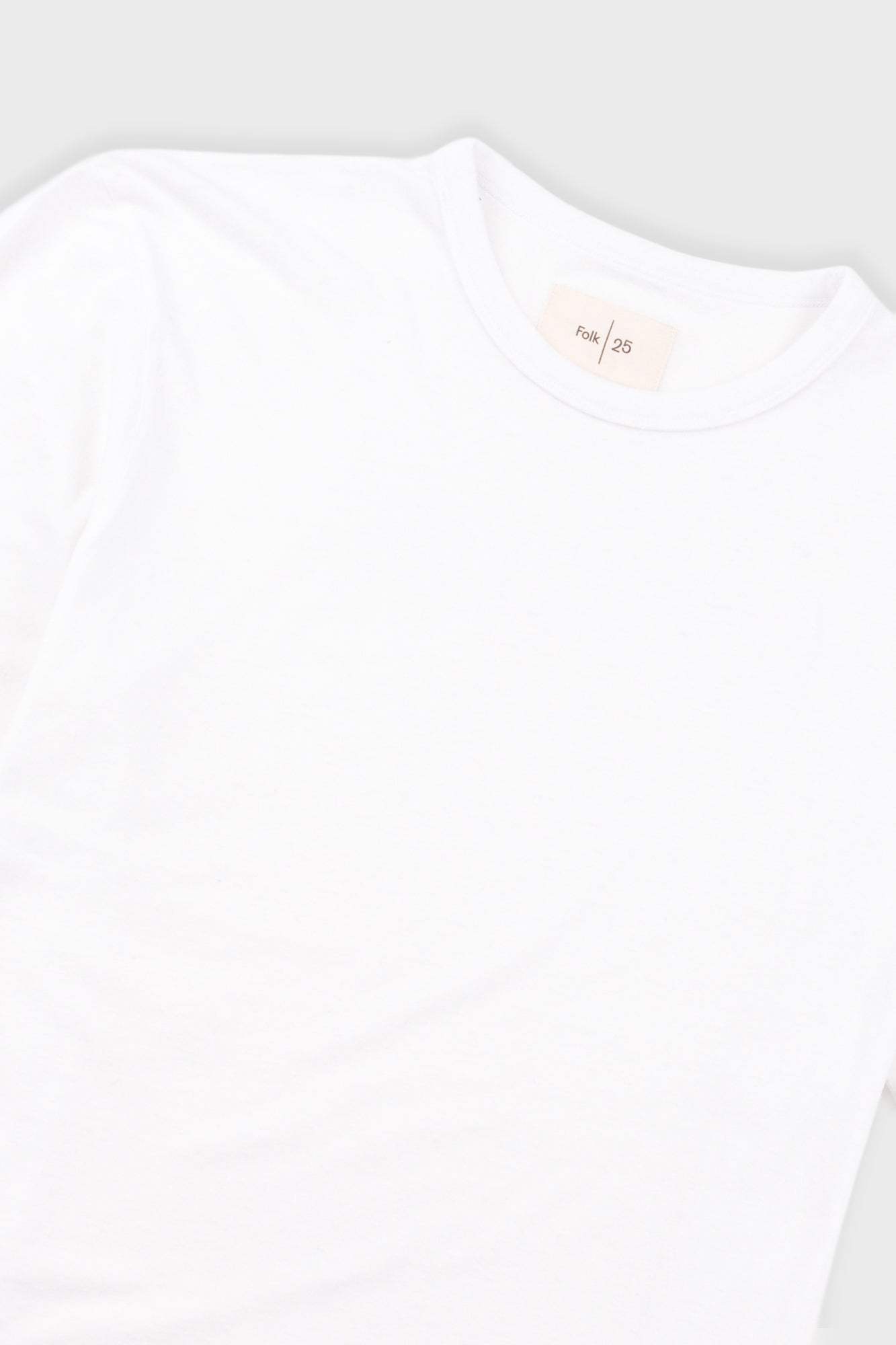 Relaxed Assembly T-Shirt - White Nep