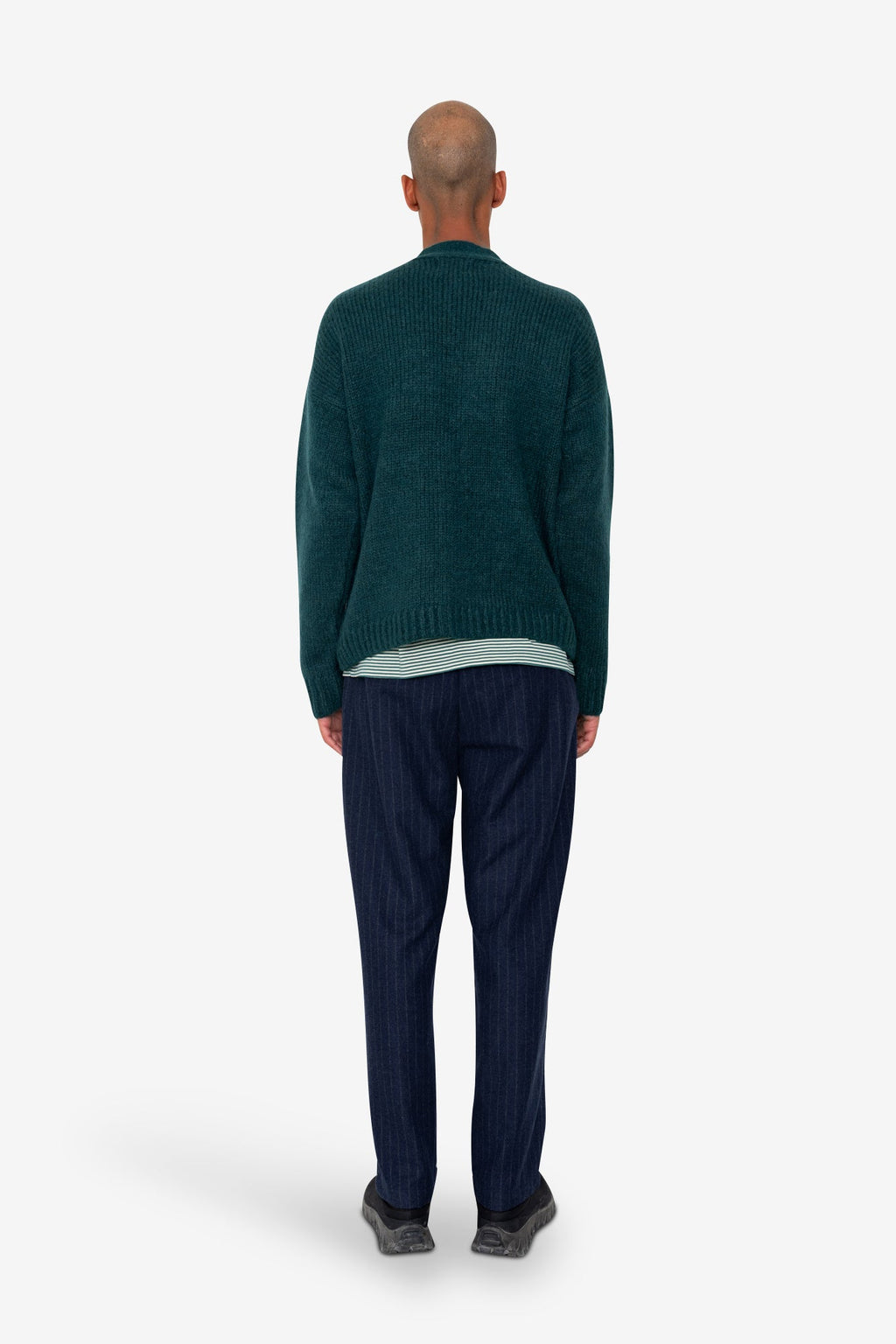 Relaxed Cardigan - Phthalo Green