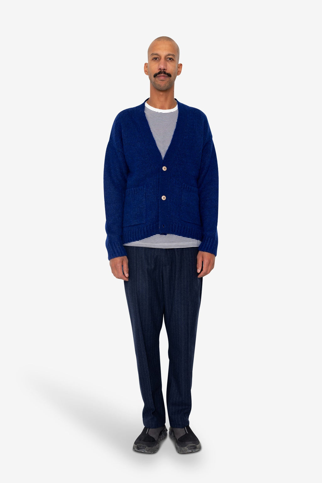 Relaxed Cardigan - Rich Blue