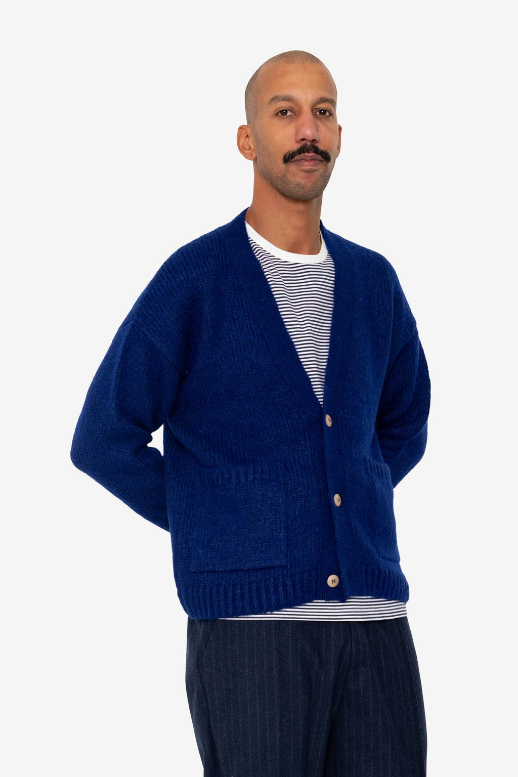 Relaxed Cardigan - Rich Blue