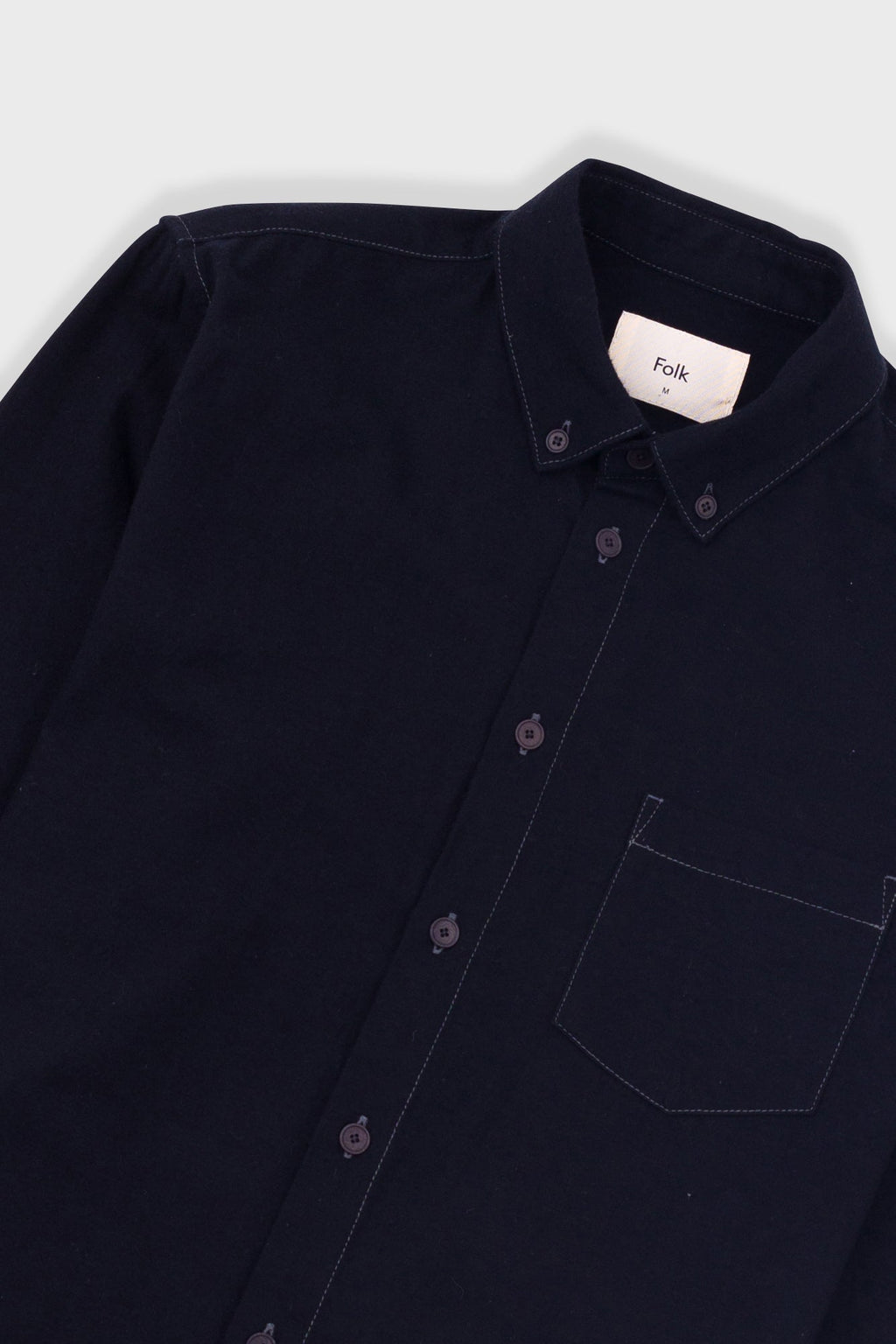 Relaxed Fit Shirt - Black Flannel