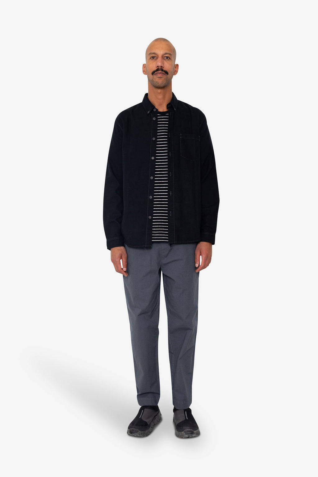 Relaxed Fit Shirt - Black Flannel