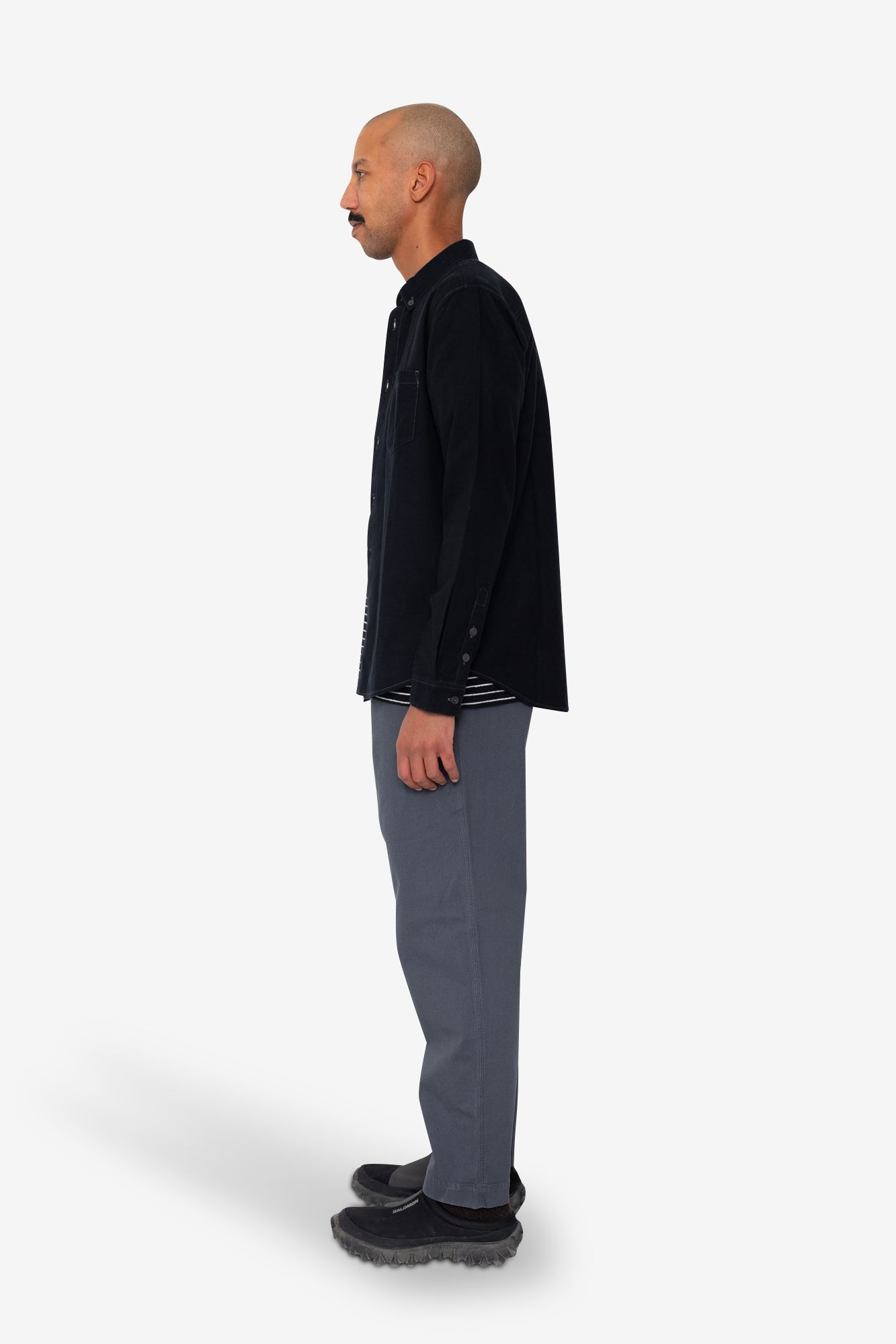 Relaxed Fit Shirt - Black Flannel