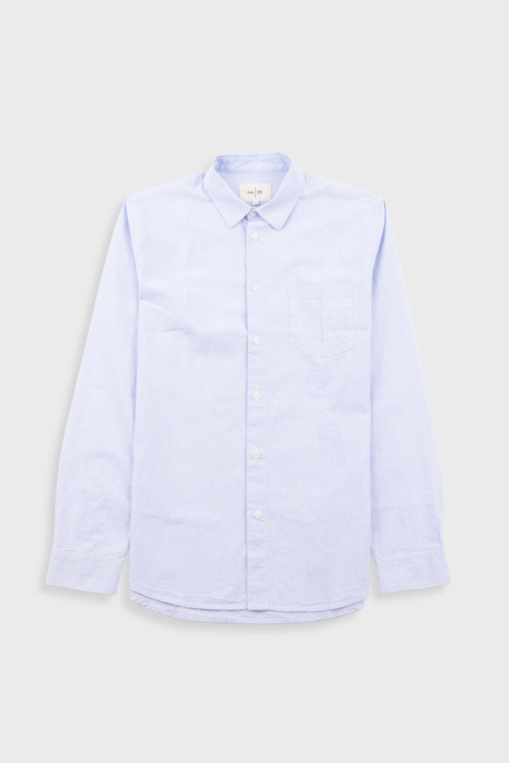 Relaxed Fit Shirt - Blue Microstripe