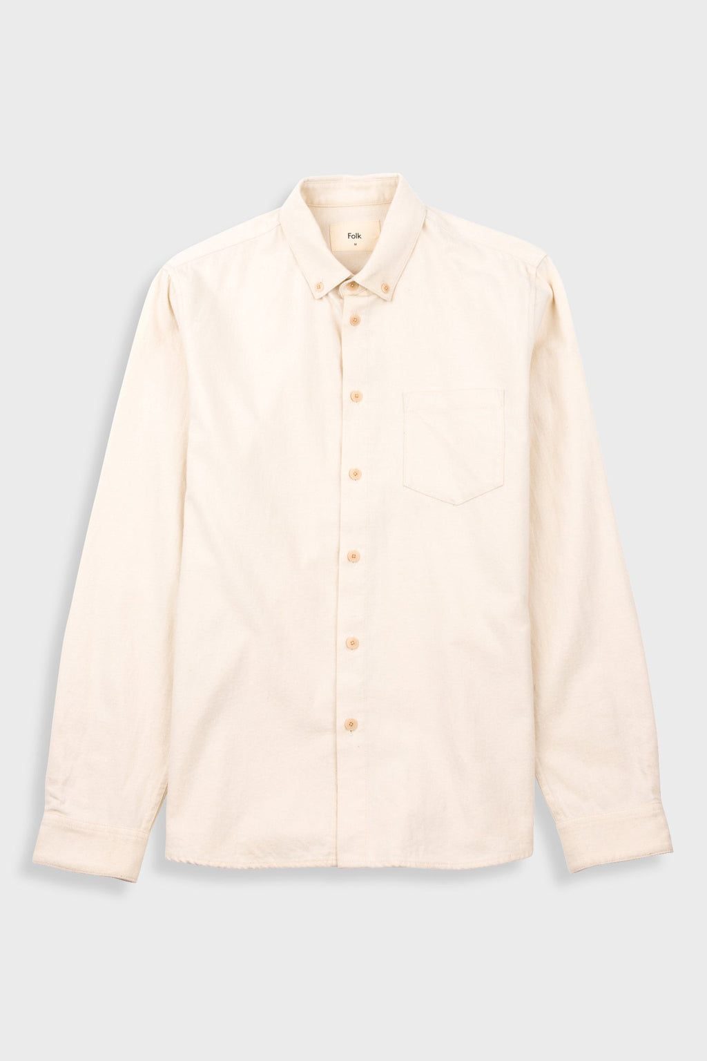 Relaxed Fit Shirt - Ecru Flannel