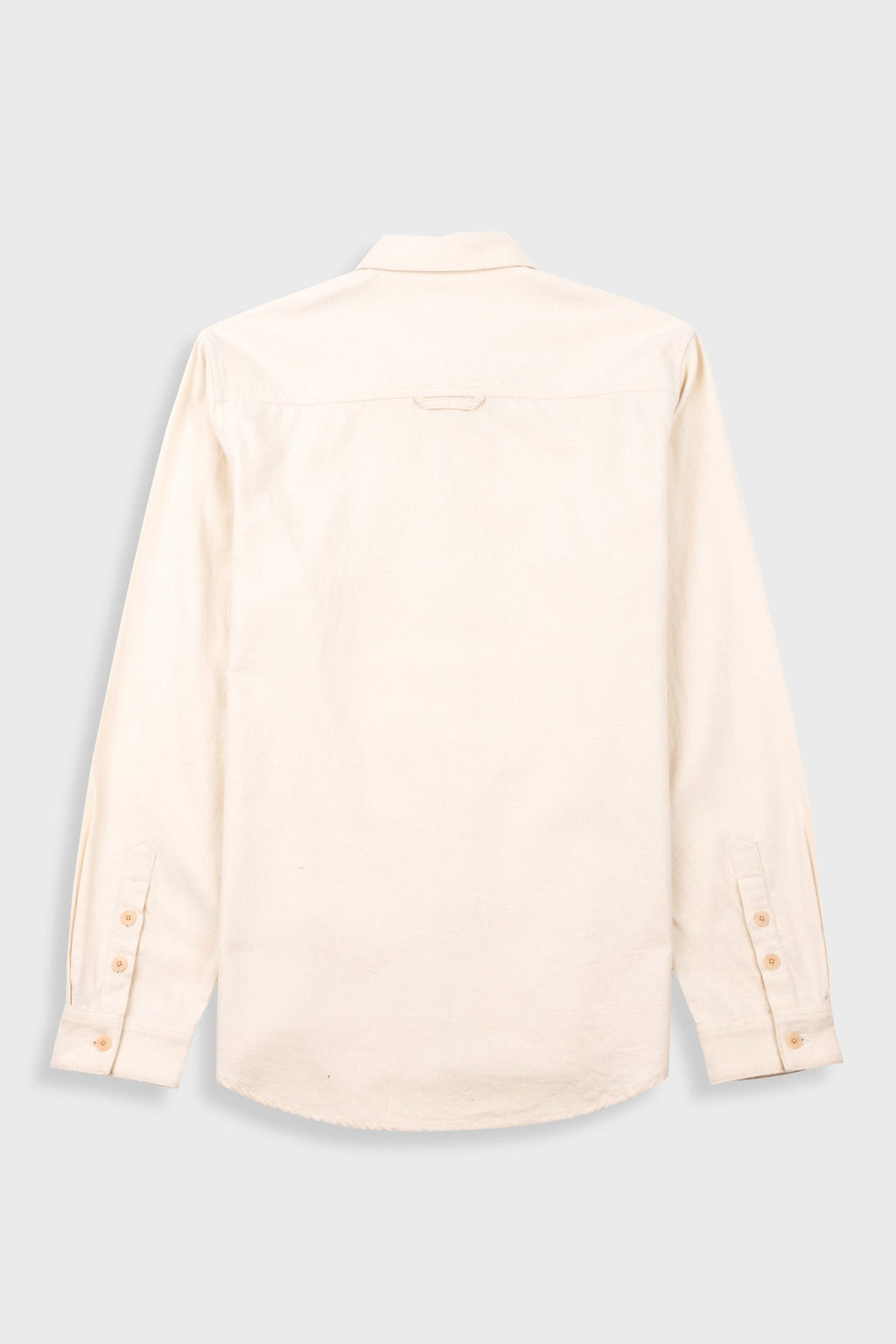 Relaxed Fit Shirt - Ecru Flannel