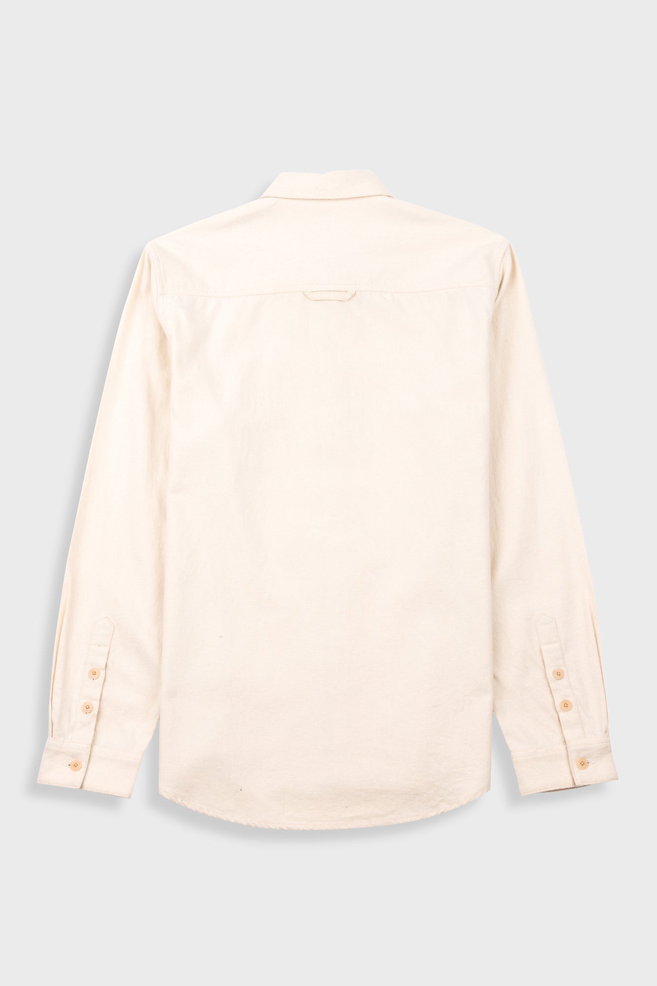Relaxed Fit Shirt - Ecru Flannel