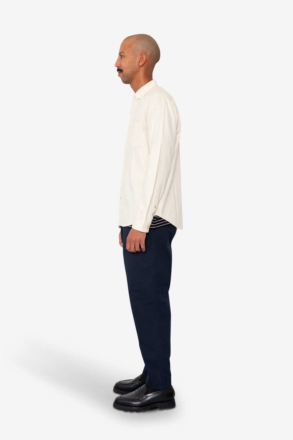 Relaxed Fit Shirt - Ecru Flannel