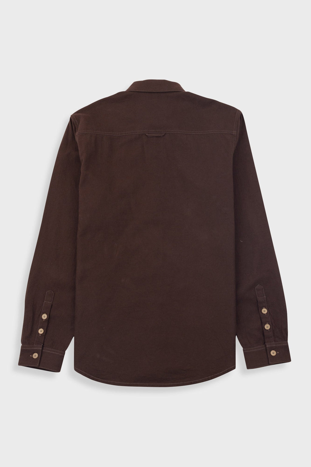 Relaxed Fit Shirt - Espresso Flannel